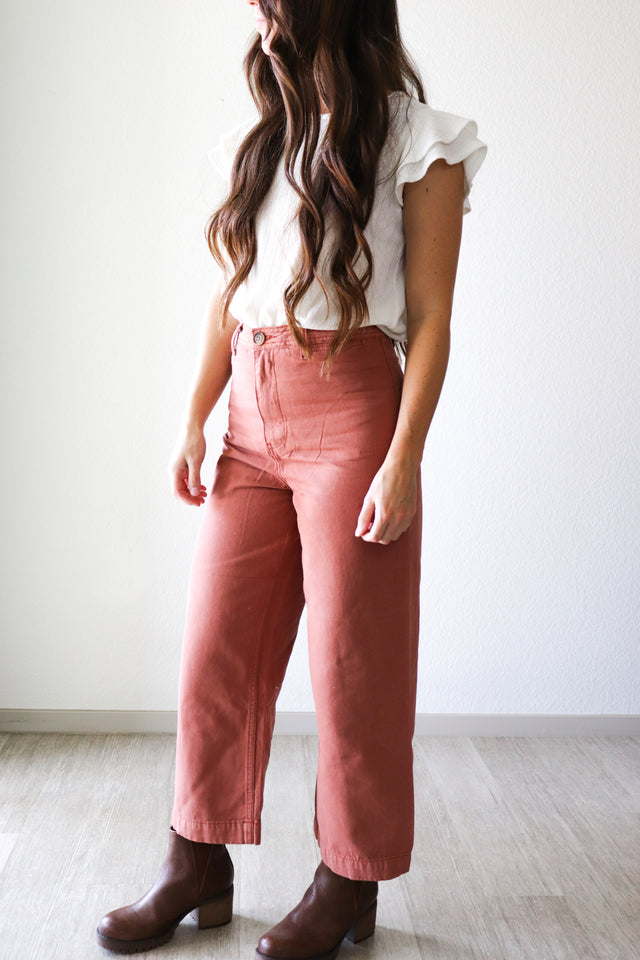 FINAL SALE Sierra Pants in Rust