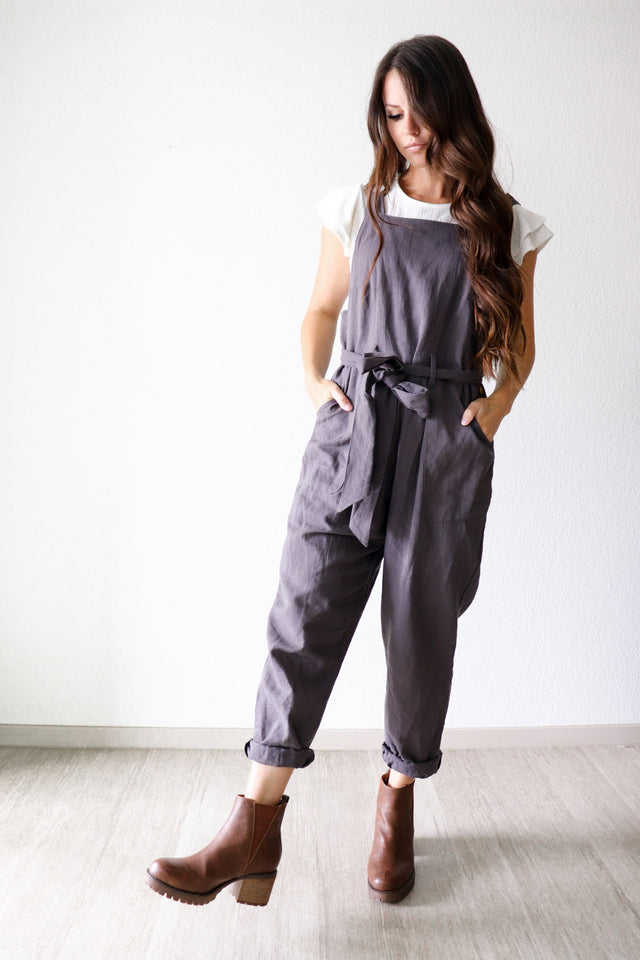 Tie-Belt Overall – Daisynme