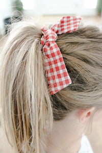 Gingham Scrunchie